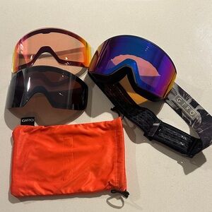 Giro Axis Ski Goggles with 3 Interchangeable Lenses